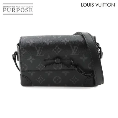 Like new LOUIS VUITTON Monogram Eclipse Steamer Wearable Wallet Shoulder Bag 90343866