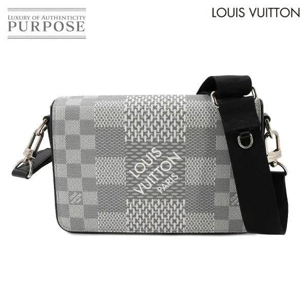 Like new LOUIS VUITTON Damier Graphite 3D Studio Messenger กระเป๋าสะพาย N50014 90343904