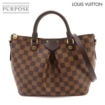 ยังไม่ได้ใช้ Exhibit Sienna PM LOUIS VUITTON Damier 2way Hand Shoulder Bag Ebene N41545 90345192