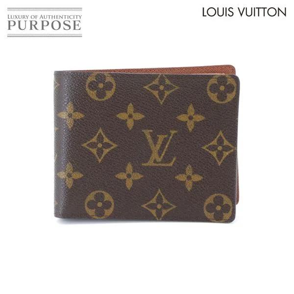 ไม่ได้ใช้ Exhibit Louis Vuitton โมโนแกรม Portefeuille Florin กระเป๋าสตางค์สองชั้น N60026 Florin กระเป๋าสตางค์ 90346219