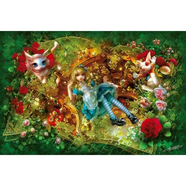 Jigsaw Puzzle 1000 Piece Alice Reverse SHU Made in Japan Apple One Respect for the Aged Day 1000-857