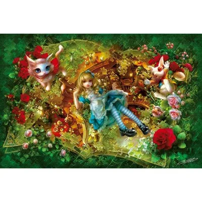 Jigsaw Puzzle 1000 Piece Alice Reverse SHU Made in Japan Apple One Respect for the Aged Day 1000-857