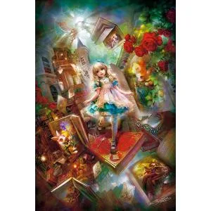 Jigsaw Puzzle 1000 Piece Alice Labyrinth SHU Made in Japan Apple One Respect for the Aged Day 1000-899
