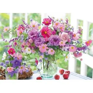 ジグソーパズル 500ピース 陽だまりのソナタ 花の写真 アップルワン 敬老の日 500-294