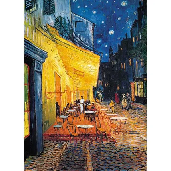 ジグソーパズル 500ピース ゴッホ 夜のカフェテラス 名画 アート アップルワン 敬老の日 500-331