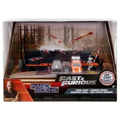 Non Scale ワイルドスピード Final Race ジオラマセット Dodge Charger Toyota Supra 鉄道模型 ジオラマ(踏切・線路・ 信号・道路) JADATOYS ジャダトイズ