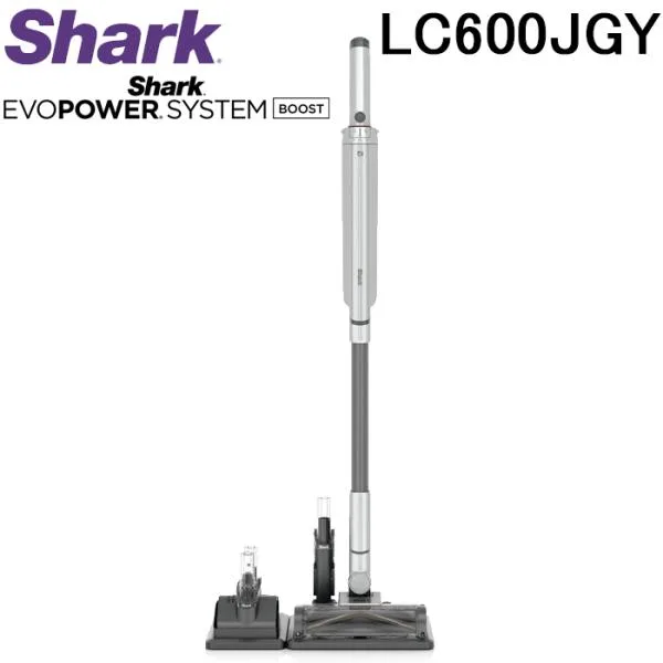 シャーク ニンジャ LC600JGY EVOPOWER SYSTEM BOOST コードレススティッククリーナー フロストグレイ 360度クリーニング iQセンサー 掃除機 Shark Ninja