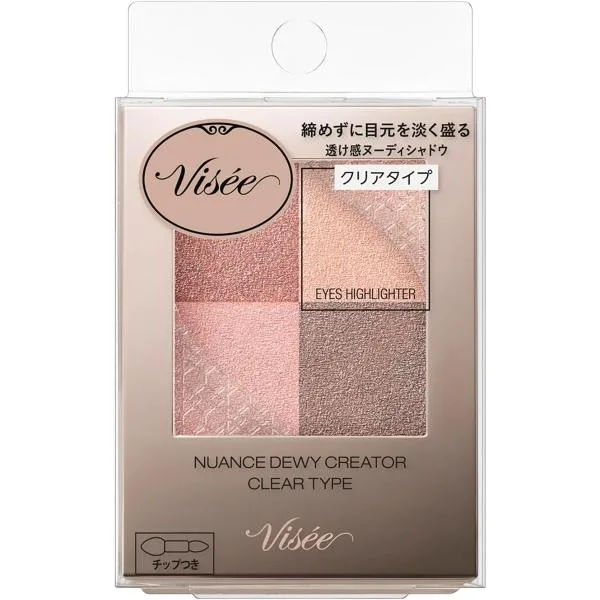 コーセー Visee ヴィセ ニュアンス デューイ クリエイター クリアタイプ RD-4 テンダーレッド 5.5g アイシャドウ アイカラー 無香料