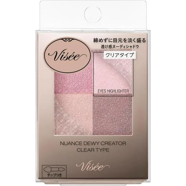 コーセー Visee ヴィセ ニュアンス デューイ クリエイター クリアタイプ PK-5 クリアピンク 5.5g アイシャドウ アイカラー 無香料