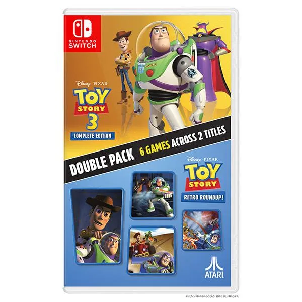 ポスト投函☆送料無料【新品】Nintendo Switch Toy Story: Retro Roundup! + Toy Story 3 Complete Edition Double Pack トイストーリー レトロラウンドアップ
