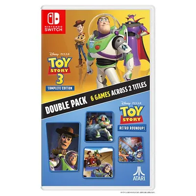 ポスト投函☆送料無料【新品】Nintendo Switch Toy Story: Retro Roundup! + Toy Story 3 Complete Edition Double Pack トイストーリー レトロラウンドアップ