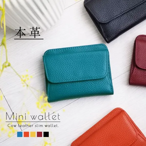 財布 レディース 本革 ミニ財布 二つ折り財布 小さめ 薄い カードケース スマートウォレット コンパクト メンズ レアリーク 小銭入れ 爆買