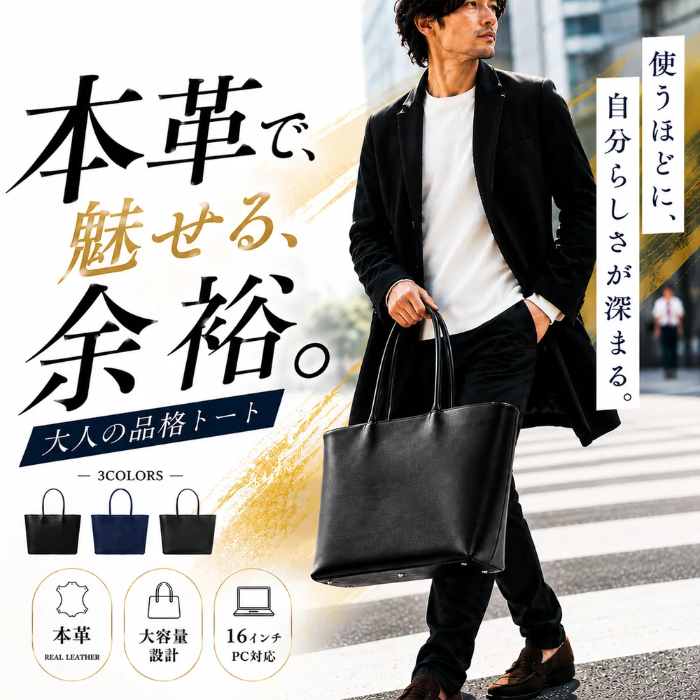 (クーポンで10000円オフ!!) ビジネストートバッグ ビジネスバッグ メンズ トートバッグ 本革 ブランド 革 バッグ カバン ビジネス 送料無料 爆買