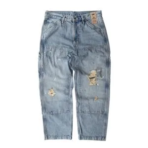 Levi's リーバイス 568 ダブルニー デニム ジーンズ Loose Straight Double knee Denim Diving Ducks 0020 メンズ レディース パンツ バギー ペインター