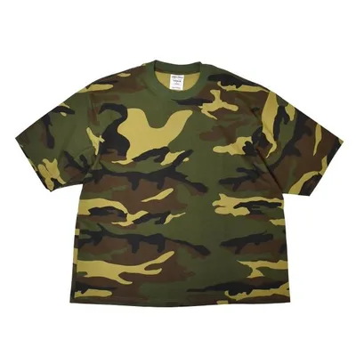 Shaka Wear 7.5oz Max Heavyweight Cropped Tee - Camo シャカウェア ブランク Tシャツ 半袖 メンズ レディース