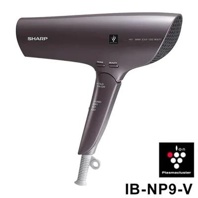 ドライヤー ヘアドライヤー SHARP プラズマクラスタードライヤー beaute A コズミックパープル IB-NP9-V 静電気抑制 シャープ