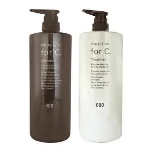 ポンプ1000セット ナンバースリー プロアクション フォーシーシャンプー1000ml + トリートメント1000g 2個セット 送料無料 PROACTION for C.