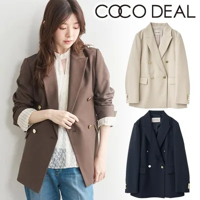 土日も即日発送/COCODEAL ココディール ダブルブレストジャケット 76614245 キャンセル返品不可