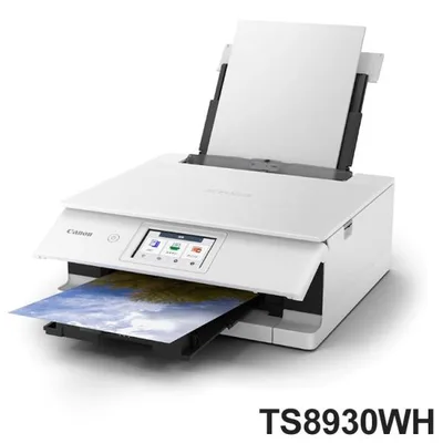 Canon インクジェット複合機 PIXUS TS8930WH ホワイト インクジェットプリンター プリンター キャノン オフィス