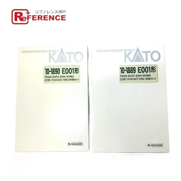 美品 KATO カトー 10-1890 10-1889 四季島 ホビー Nゲージ E001形 TRAIN SUITE 四季島 6両増結セット 鉄道模型 ホワイト メンズ【中古】