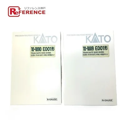 美品 KATO カトー 10-1890 10-1889 四季島 ホビー Nゲージ E001形 TRAIN SUITE 四季島 6両増結セット 鉄道模型 ホワイト メンズ【中古】
