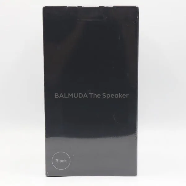 ボーナスストアPlus【新品未開封】BALMUDA The Speaker M01A-BK ブラック バルミューダ ザ・スピーカー 本体