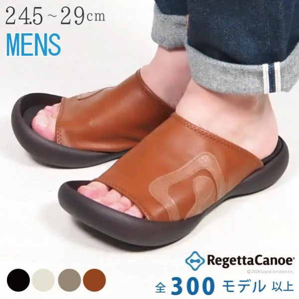 リゲッタ カヌー サンダル メンズ 疲れにくい おしゃれ つっかけ 歩きやすい かかとなし カバーサンダル