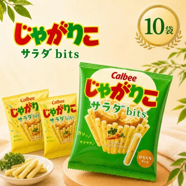じゃがりこ サラダbits 14g×10袋 小分け お菓子 カルビー お試し ポイント利用 スナック菓子 爆買