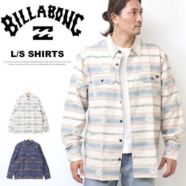 BILLABONG ビラボン OFFSHORE JACQUARD FLANNEL 長袖シャツ ネルシャツ メンズ 送料無料 BG012111