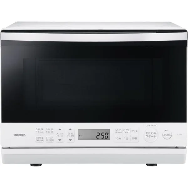 東芝 26L 角皿式スチームオーブンレンジ 石窯ドーム ER-D70A-W グランホワイト