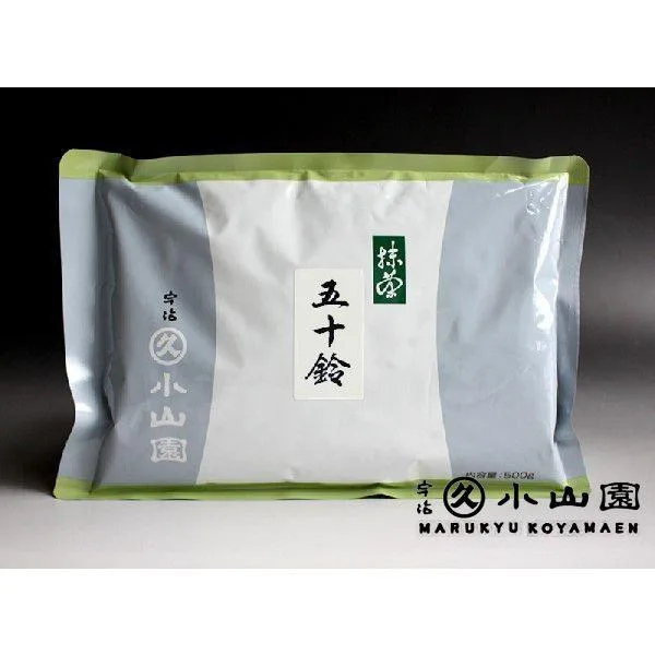 抹茶 宇治 丸久小山園 五十鈴 500g 袋詰(いすず) 薄茶 茶道 京都産 粉末 パウダー 送料無料