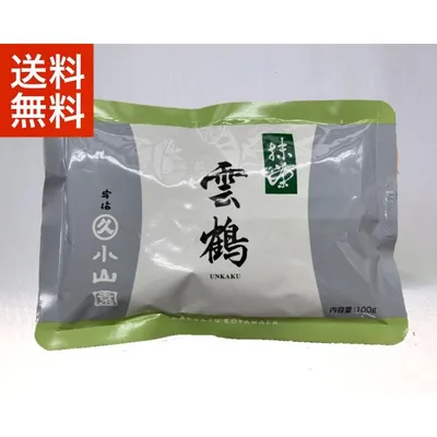抹茶 宇治 丸久小山園 雲鶴 100g 袋詰(うんかく) 濃茶 薄茶 茶道 京都府産 お薄 お濃 緑茶 粉末 パウダー ギフト 送料無料