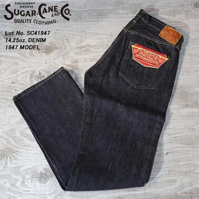 SUGAR CANE シュガーケーン スタンダージーンズ セルビッジデニム 14.25oz. DENIM 1947 MODEL Lot No. SC41947 東洋エタープライズ