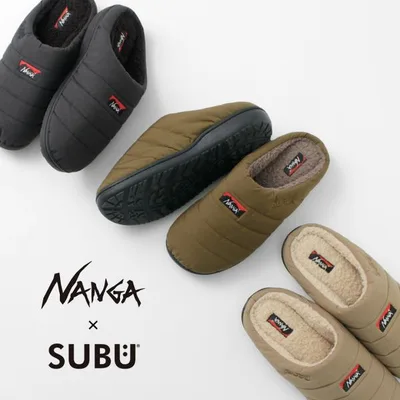 NANGA(ナンガ) NANGA×SUBU HINOC ヒノックウィンター サンダル / メンズ レディース ボア スリッポン 冬用 アウトドア