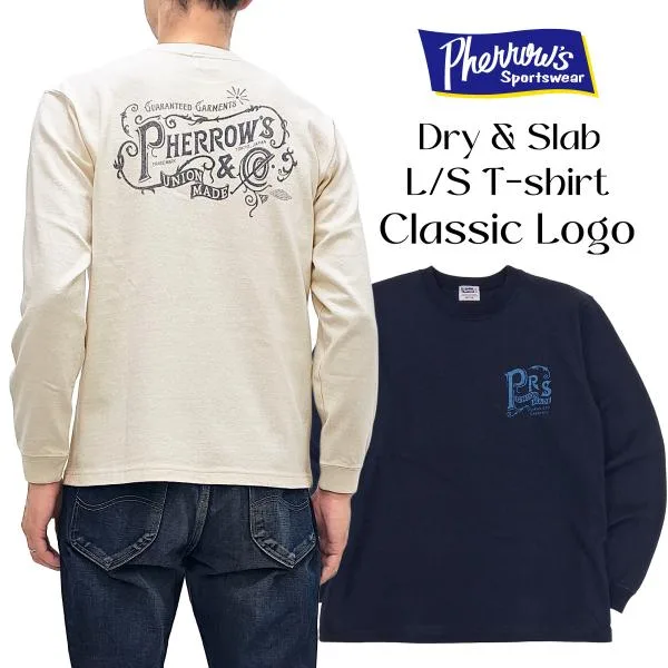フェローズ 長袖Tシャツ クラシックロゴ PHERROWS 国産 PTPボディ プリントTシャツ 26W-PLT3 新品