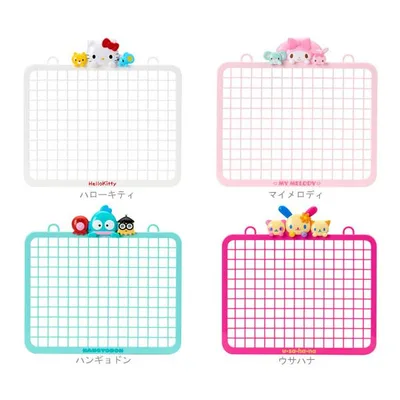 サンリオ メッシュパネル デスク 小物掛け メッシュボード ハローキティ マイメロディ ハンギョドン ウサハナ Sanrio Original 壁掛けボード メッシュ 184543