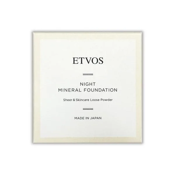 1個 ETVOS エトヴォス ナイトミネラルファンデーション 5g トリートメントファンデーション スキンケアファンデーション