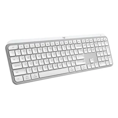 Logitech ロジテック MX KEYS S ワイヤレス キーボード 無線 薄型 充電式 ペールグレー Keyboard US配列 並行輸入品