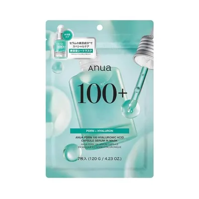 1個 ANUA アヌア PDRNヒアルロン酸カプセル100セラム マスクパック 7枚入り フェイスパック