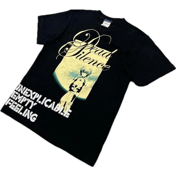 COSPA ☆ エヴァンゲリオン 綾波レイ グラフィック デザイン 半袖 Tシャツ ブラック S 男女兼用 希少 古着 日本 大人気 アニメ EVA ■FB145
