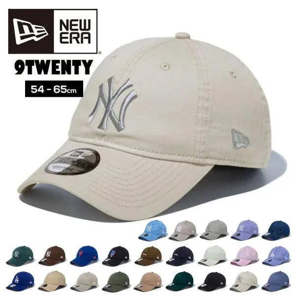 ニューエラ 帽子 9TWENTY ウォッシュドコットン サイズ調整 アジャスタブル 正規品 ユニセックス 定番 ベースボール キャップ メンズ レディース 920 new era