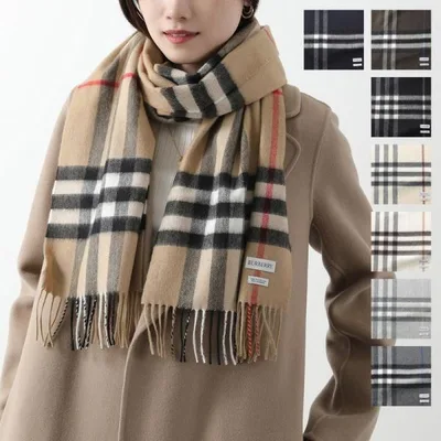 BURBERRY バーバリー マフラー 8091005 8094741 8076576 8077884 8112634 8112637 8112642 8112641 レディース バーバリーチェック カシミヤ