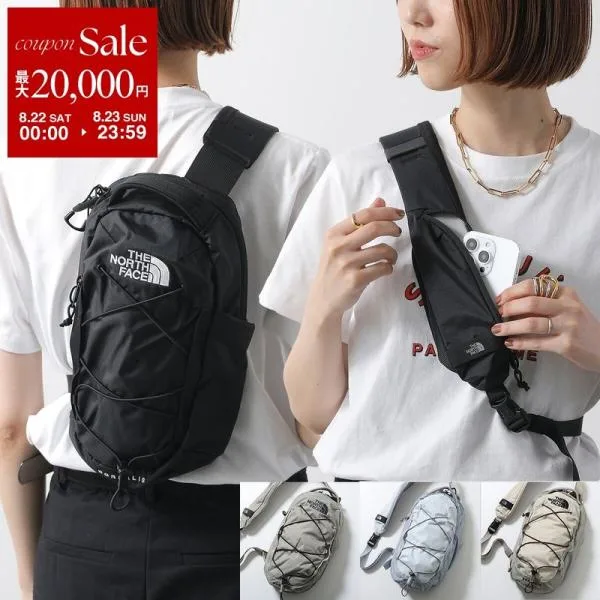 THE NORTH FACE ザノースフェイス ボディバッグ BOREALIS SLING ボレアリス スリング NF0A52UP レディース ナイロン クロスボディ ロゴ 刺繍 鞄