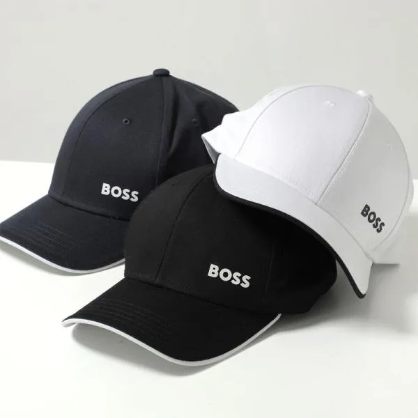 HUGO BOSS GREEN ヒューゴボス キャップ Cap-Bold 50519219 メンズ コットンツイル ロゴ 6パネル メタルバックル 帽子