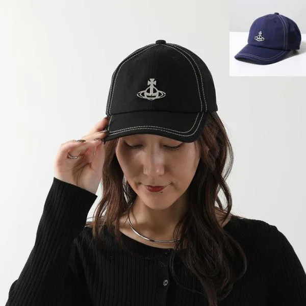 Vivienne Westwood ヴィヴィアンウエストウッド キャップ EDGEWEAR エッジウェア 81020026 W01BR レディース コットン オーブ 帽子