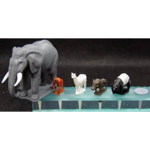 園芸ジオラマ作成用ミニチュア 動物セットA :アイコム 塗装済完成品 ノンスケール GM1P
