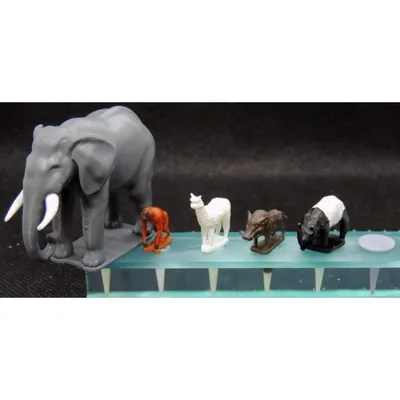 園芸ジオラマ作成用ミニチュア 動物セットA :アイコム 塗装済完成品 ノンスケール GM1P