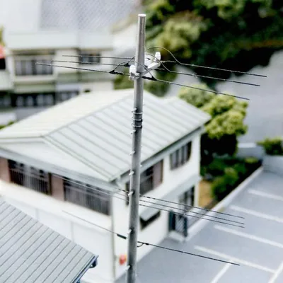 【模型】 なんちゃって電線 ※こばる同等品 :さかつう 未塗装キット N(1/150) 3832