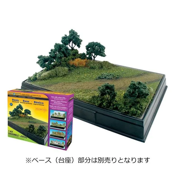 基本ジオラマキット 入門用 英文 ノンスケール(BASIC DIORAMA KIT) :ウッドランド キット ノンスケール SP4110