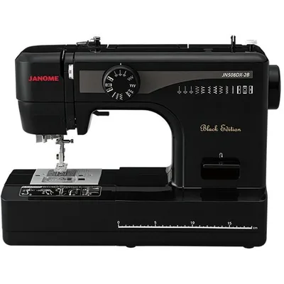 ジャノメ JN508DX2B ブラック 電動ミシン